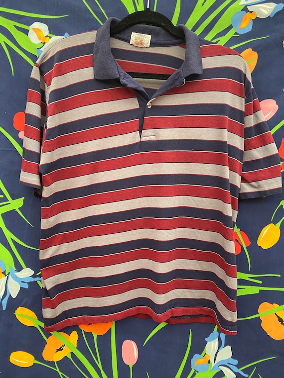 Vintage Lacoste Stripped Polo Shirt From 80s or 90s - Etsy