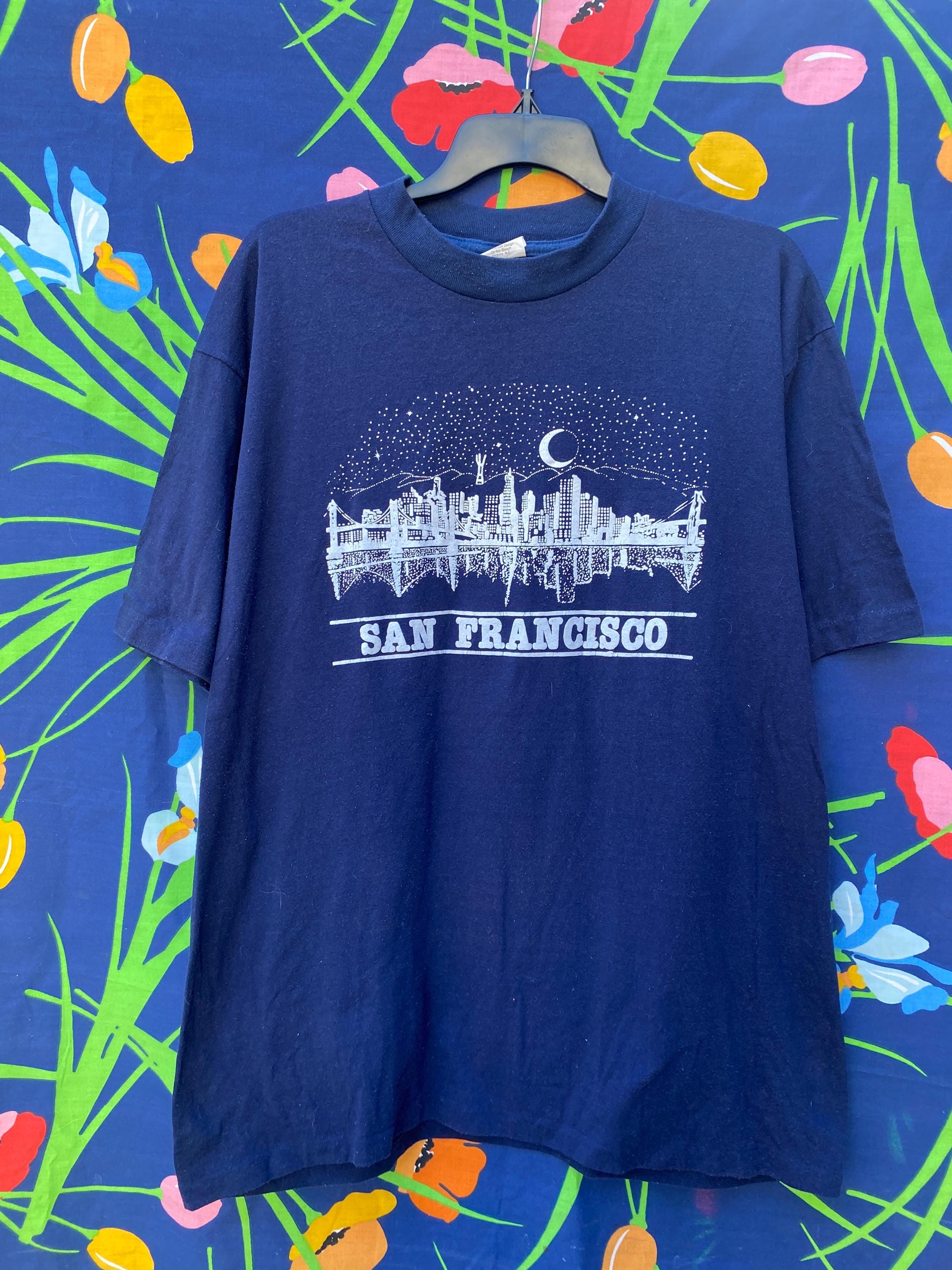 80年代サンフランシスコのヴィンテージシングルステッチTシャツ 