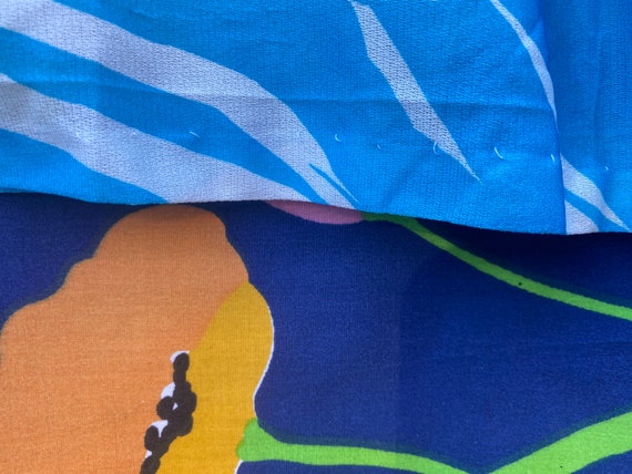 vintage 70s abstract pattern button up shirt, lon… - image 9