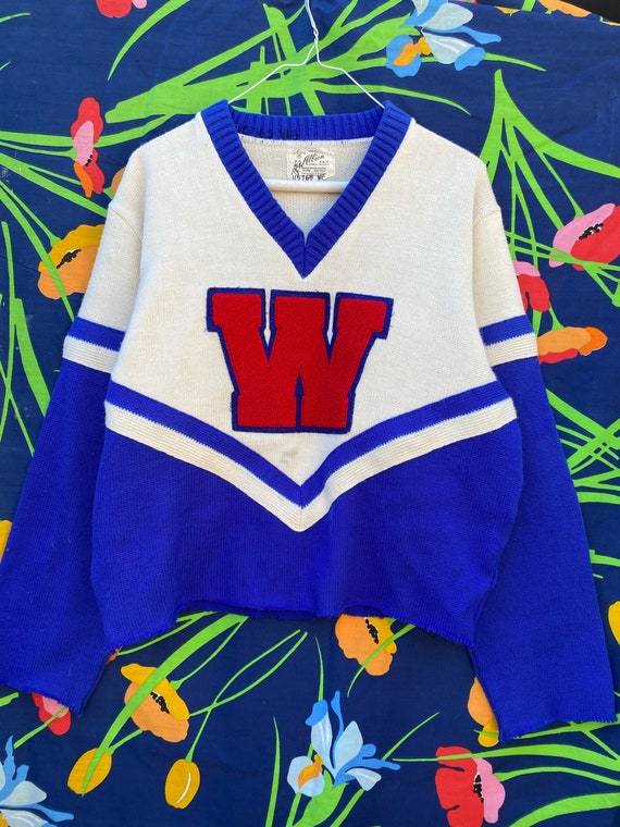 Vintage 60s letterman sweater, varsity sweater, va