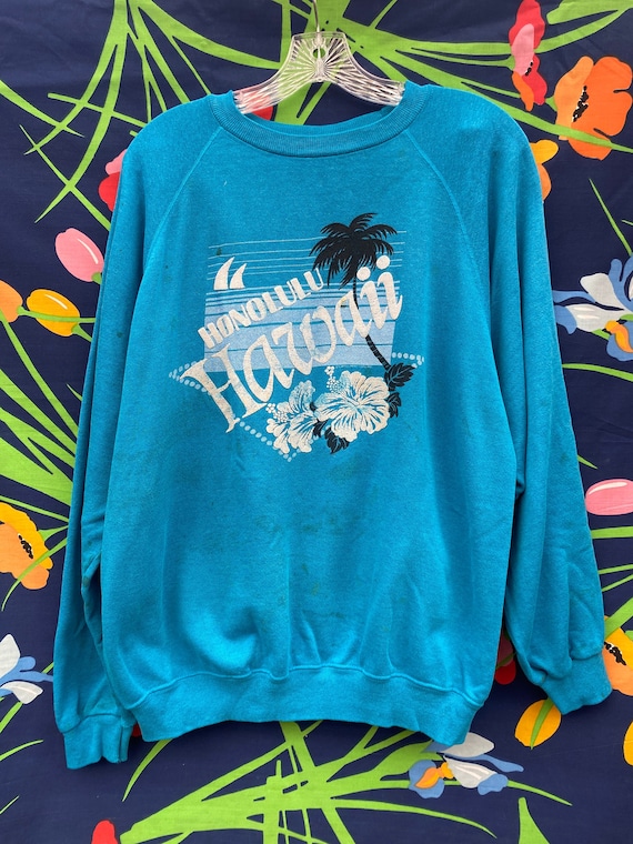 vintage crewneck sweatshirt from 80s hawaii touris