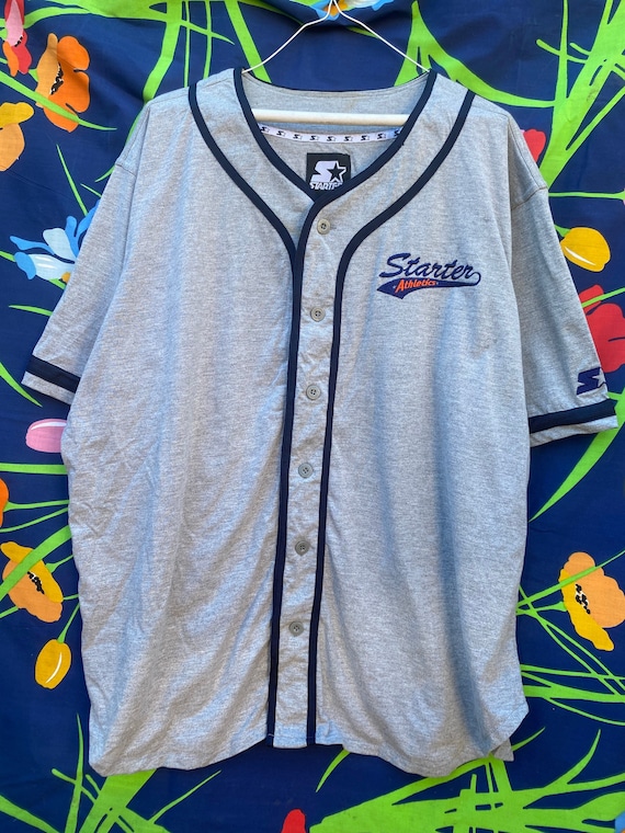 Vintage 90s starter baseball button up shirt 1990s