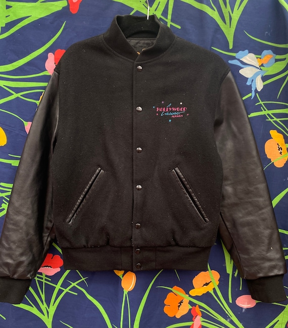 Vintage leather letterman jacket from Hollywood Au