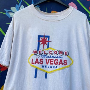 Vintage 80s Las Vegas shirt, 90s single-stitch t-shirt, 90s las vegas shirt