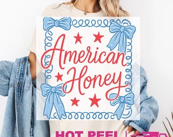American Honey Coquette Gildan Softstyle Game Day Ready to Press DTF Transfer: DIY Heat