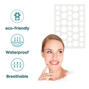 Pimple Patches Acne Spot Dots | Hydrocolloid I 72 Acne Patches