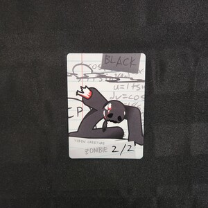 Gettone MTG - Zombie (SERIE DOODLE) 4 copie