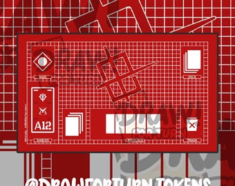 Playmat - Gundam "Cutting Mat - Char's Zaku" (23.6" x 13.8")
