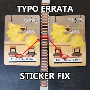 TYPO ERRATA FIX - Gettoni Por, Atho e René (4 copie)