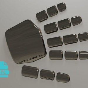 Daft Punk Inspired Gloves STl File (DIGITAL FILE ONLY not physical product)