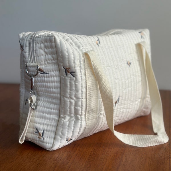 Magnifique sac à langer/sac à langer en tissu de coton.