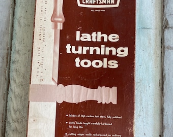 Vintage Craftsman Lathe Turning tools set of 5
