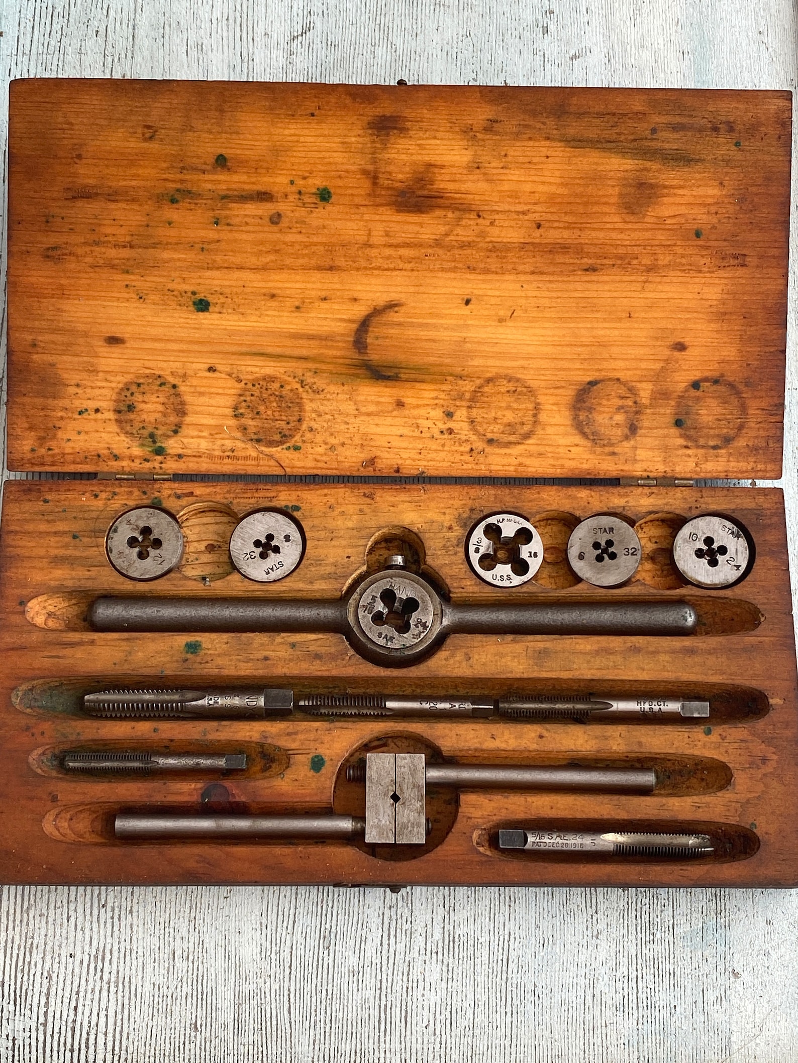 Vintage Tap and Die Set Etsy