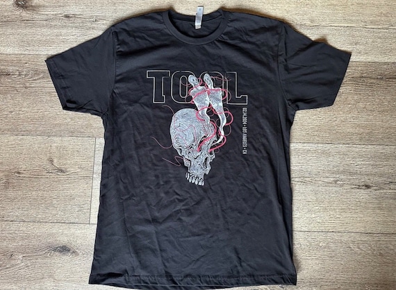 Tool Shirt Los Angeles CA 2/14/24 Fear Inoculum Tour Adam Jones Skull OFFICIAL Alex Grey