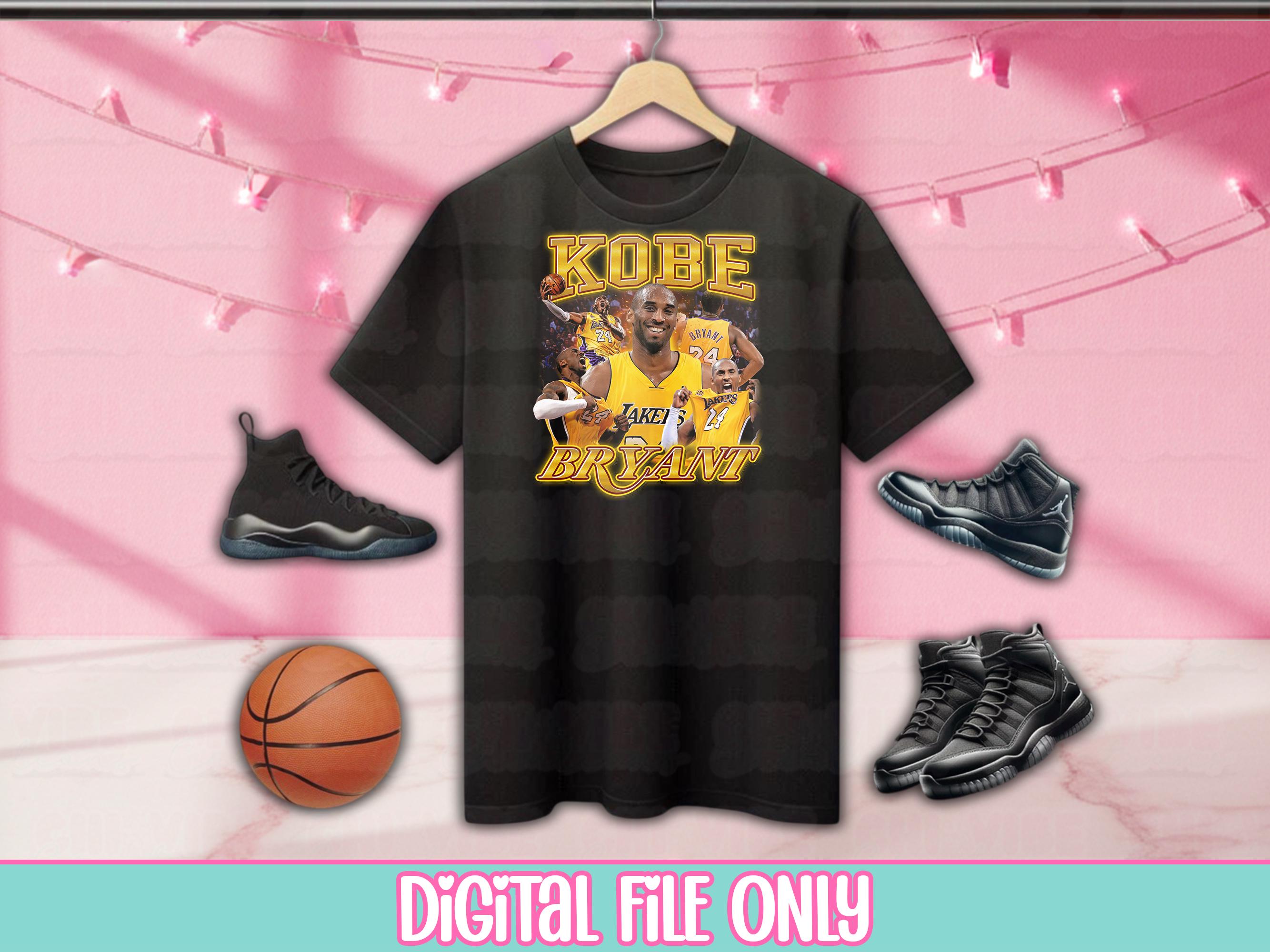 LA lakers Vintage kobe Bryant shirt big face fro... - Depop