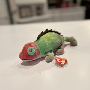 Rare-Vintage Original 1997 Iggy Iguana TY Beanie Baby
