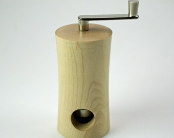Nutmeg grinder made from maple