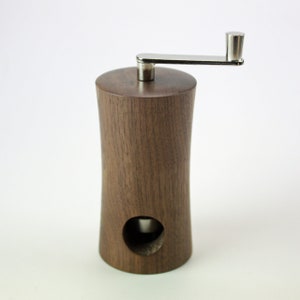 Nutmeg grinder made from black walnut