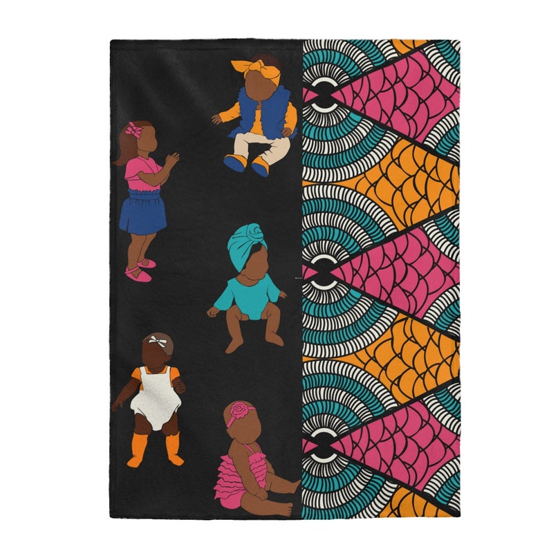 Afrocentric Blanket, African American Blanket, Afrocentric Throw