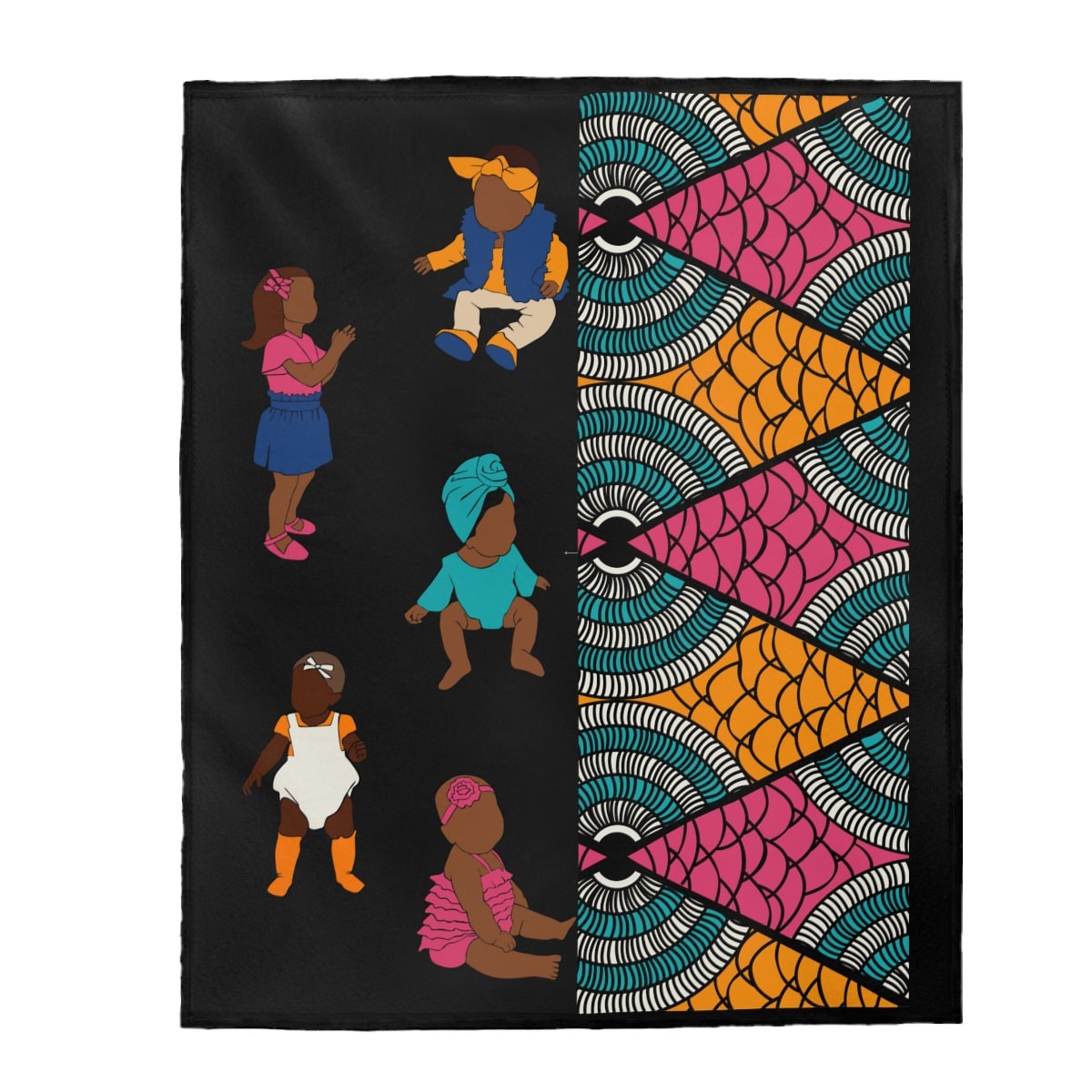 Afrocentric Blanket, African American Blanket, Afrocentric Throw