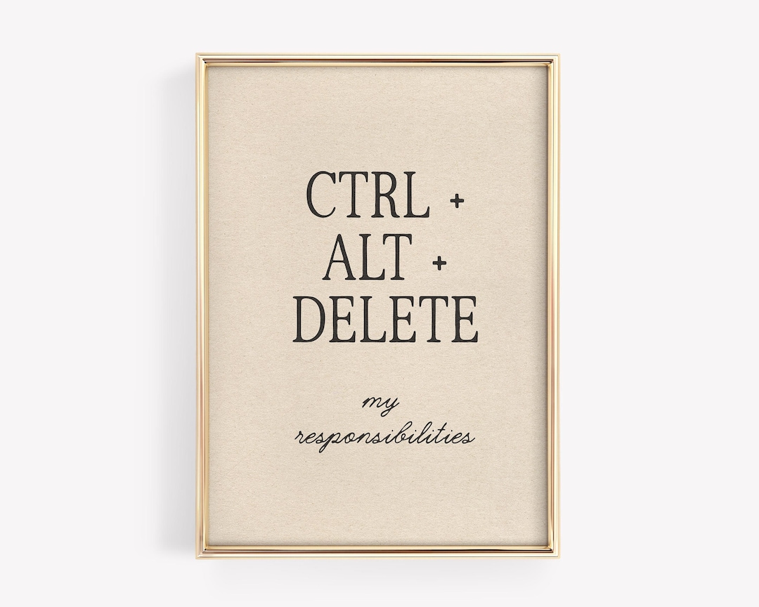 Funny Office Wall Art Print: Printable Home Desk Decor - Etsy