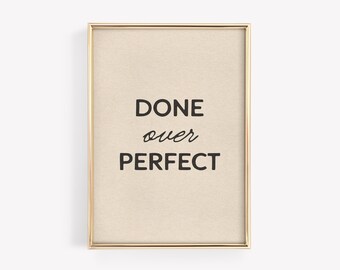 Home Office Wall Art Print: Motivational Quote Desk Decor