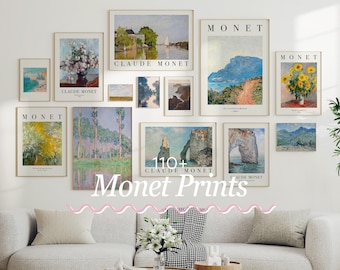 Claude Monet Prints: Eclectic Gallery Wall Art (Digital Download)