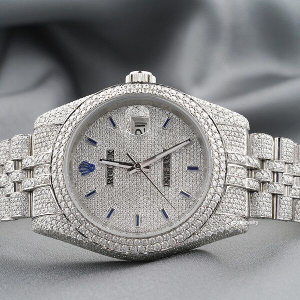 Lab Diamond Watch Etsy