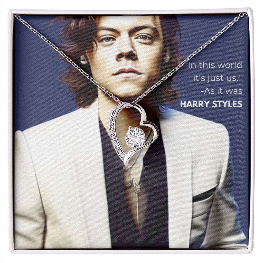 Harry Styles Necklace Harry Styles Jewellery Ladies Heart Etsy