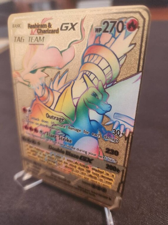 Rainbow Reshiram & Charizard GX 217/214 