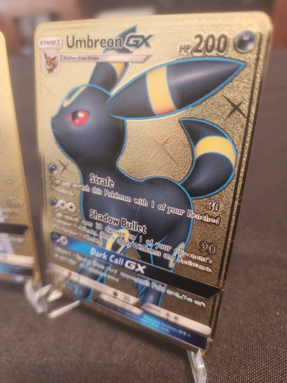 Espeon and Umbreon GX Sun and Moon Full Art 2 Cards Total - Etsy Denmark