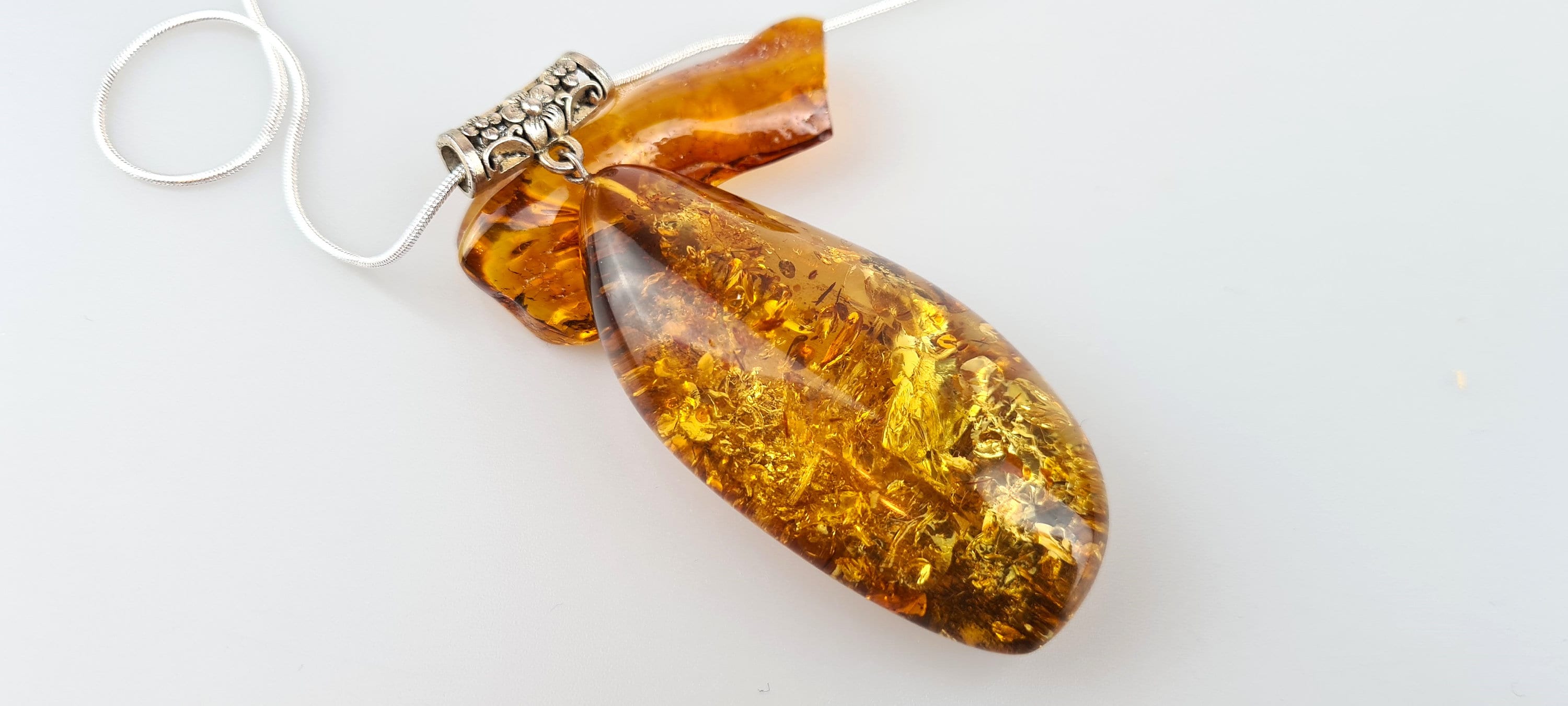 Stone Pendant Baltc amber pendant Everyday pendant Womens | Etsy