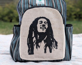 Bob Marley Design Hemp Rucksack - Etsy