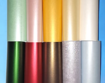 10 Color Metallic shimmer 250 GSM A4 Sheet