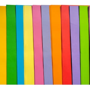 100 Sheets Pastel Mix Color Multipurpose Paper 80 GSM 8.5"x11" Sheet Laser/Inkjet Printing for Office School
