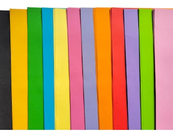 100 Sheets Pastel Mix Color Multipurpose Paper 80 GSM 8.5"x11" Sheet Laser/Inkjet Printing for Office School