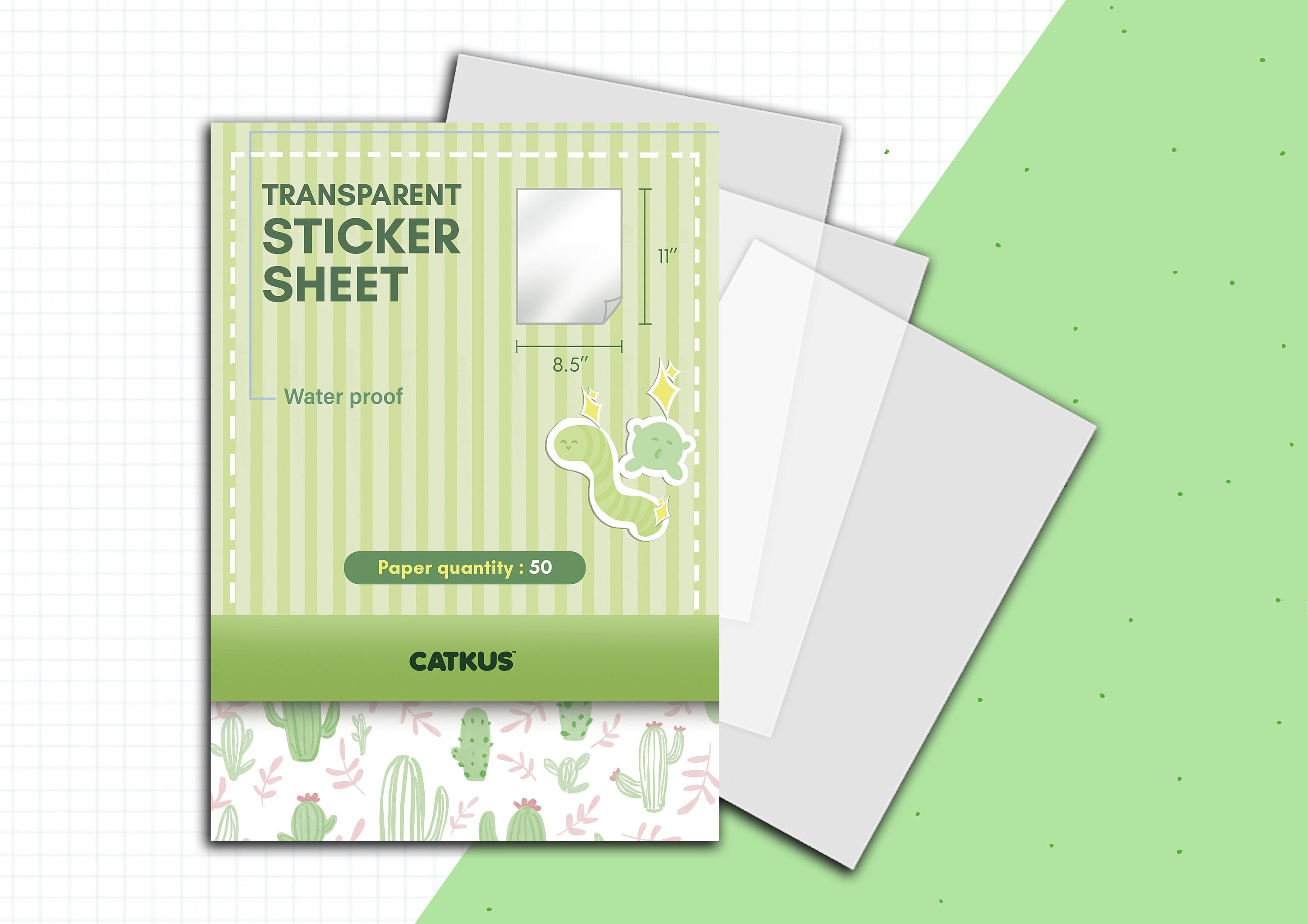 Gold or Silver Inkjet Printable Sheet Great for D-I-Y Stickers, Labels, &  More 