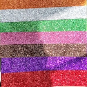 10 fogli di gommapiuma glitterata A4 per arti e mestieri - 250 gsm di qualità premium