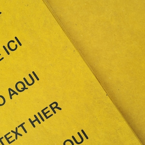 Himalayan Handmade Yellow Color A4 Paper Sheets Printer Safe - 200 GSM Premium Handmade Paper