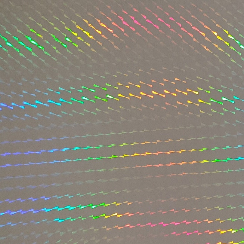 Prism Holographic Transparent Self Adhesive Overlay Film A4 Sheet ...