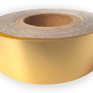 Gold Foil Washi Masking Decorative Reflective Tape 3/4&quot; x 40 Feet Bullet Journal