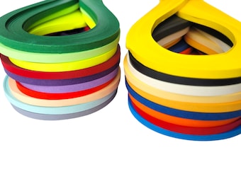 Lot de 2 000 bandes de papier pour Quilling 20 couleurs 30 cm de longueur Une couleur 100 bandes par paquet Largeur de papier 3 mm