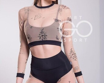 Pole Dance Kleidung "tattoo Set #4" (3 Produkte)
