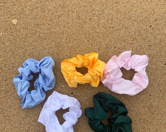 Satin hair scrunchie