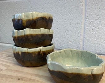 Set of 2 Sauce Bowl| Handmade Pottery | Handmade Bowl | Ceramic Bowl |Stoneware Bowl | Unique Berry Bowl | Pottery