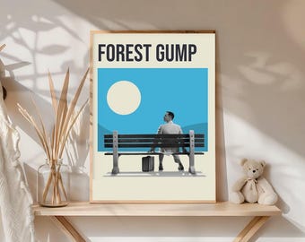 Vintage Cinema Inspired Poster Retro Minimal Film Scene Wall Art Classic Decor