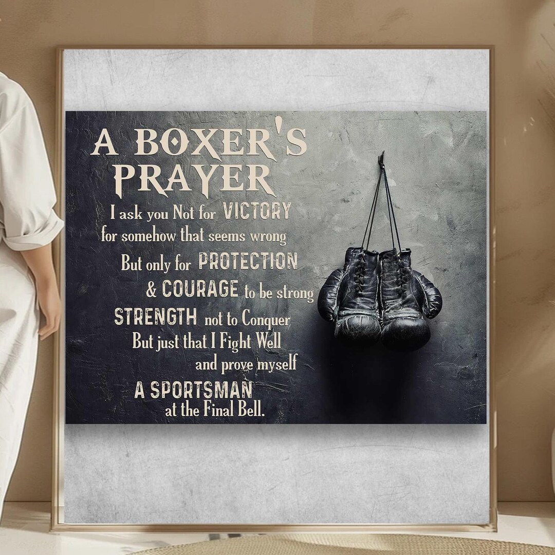 Boxing Glovᴇs Boxing Lovᴇr ᴀ Boxᴇrs Prᴀyᴇr I ᴀsk Not for Victory for ...
