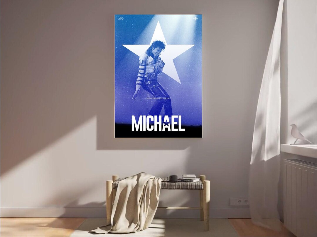 Mike Rafi Poster Michael Poster Music Legend Wall Art Pop Star Performance Print ...