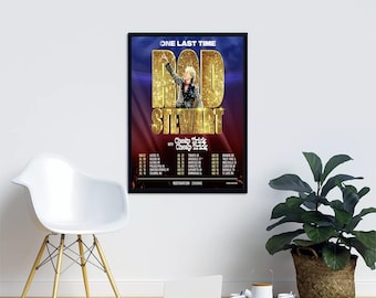 Rod Stewart 2025 tour Cheap Trick   wall decor poster