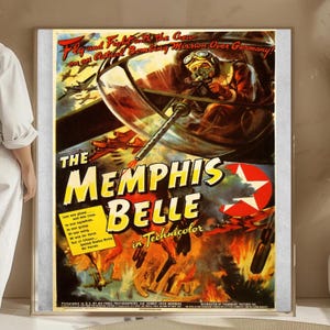 Memphis Belle Movie Poster, Memphis Belle (1990) Classic